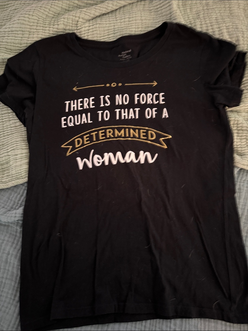 Determined Woman Graphic Tee - Black